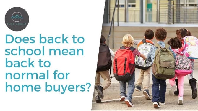 Does back to school mean back to normal for home buyers?